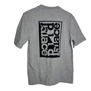 Palace Skateboards Split Logo Gray Mens t-Shirt Size small